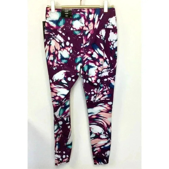 Zelos Womens Multicolor Tie Dyed Ankle Length High Rise Leggings Size Small NWT - Picture 2 of 11